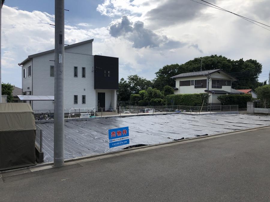 C区画全景（道路より）